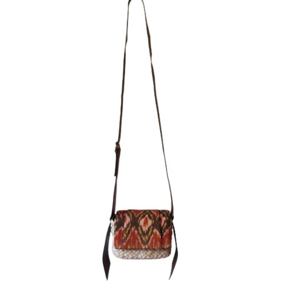 SAM EDELMAN STRAW New CROSSBODY Shoulder Bag Clutch Purse - Picture 1 of 13